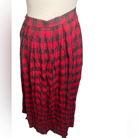 Vintage 90s Plaid Skirt - Picture 3 of 4